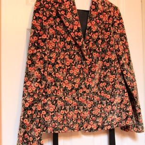 Vintage Floral Velvet Faye's Closet Jacket & Vest